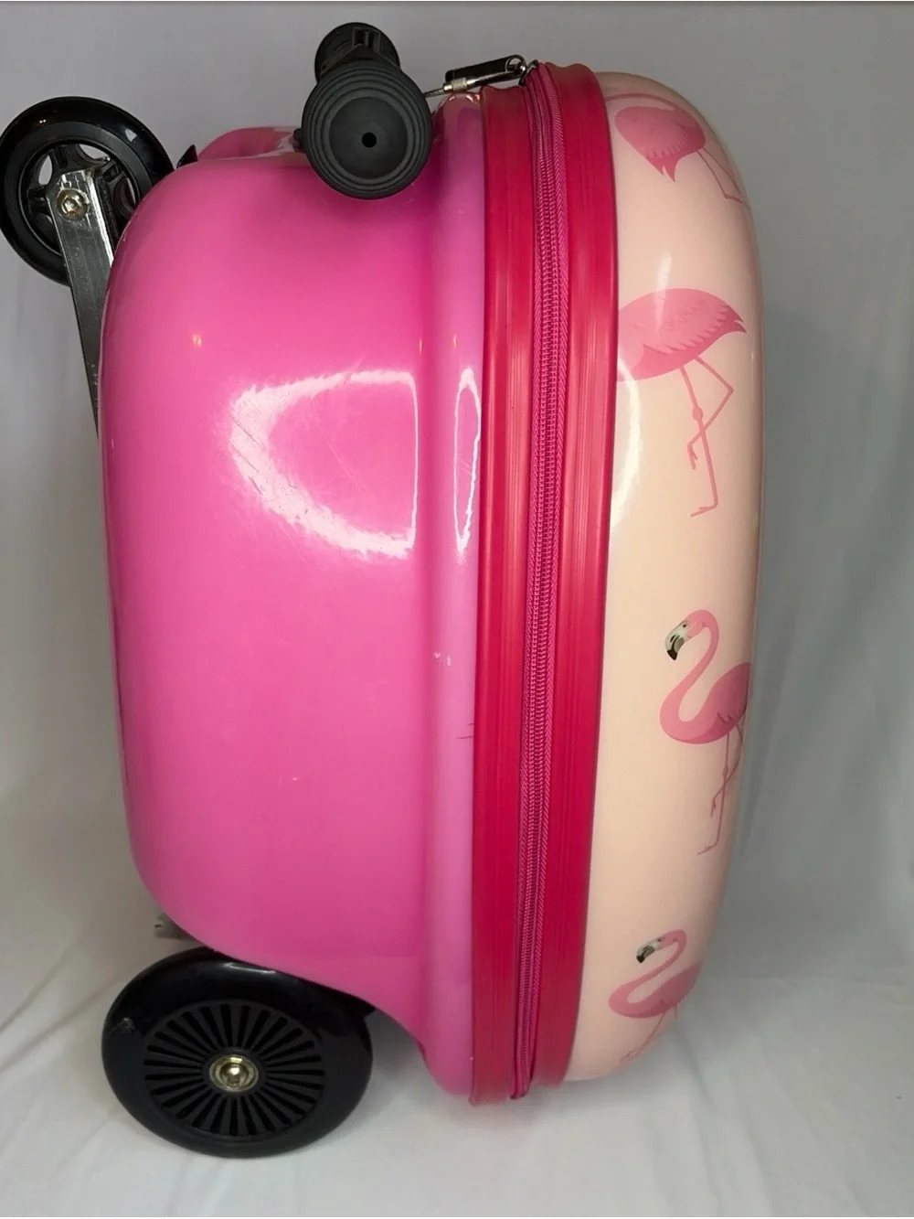 Zflyte Pink Flamingo Hard-Shell Kids Carry-On
